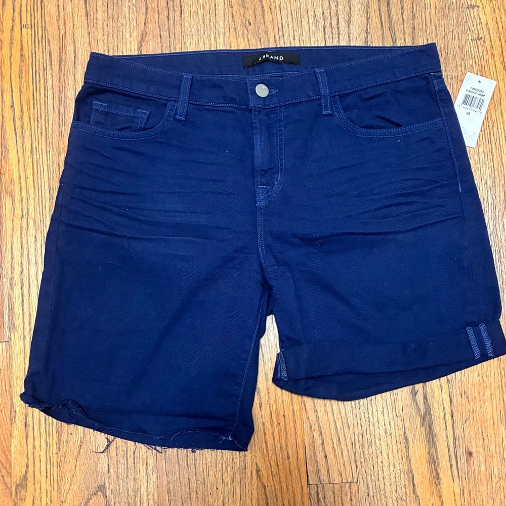 J Brand Dark Blue Jean Shorts NEW size 28